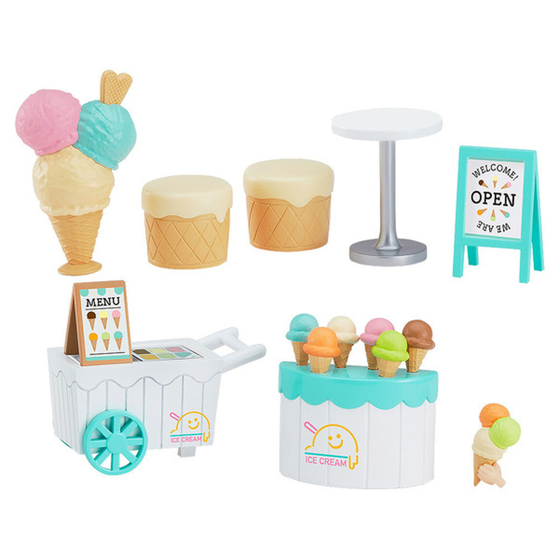 ねんどろいどもあ パーツコレクション  アイスクリームショップ【BOX】（2023年3月発売予定）