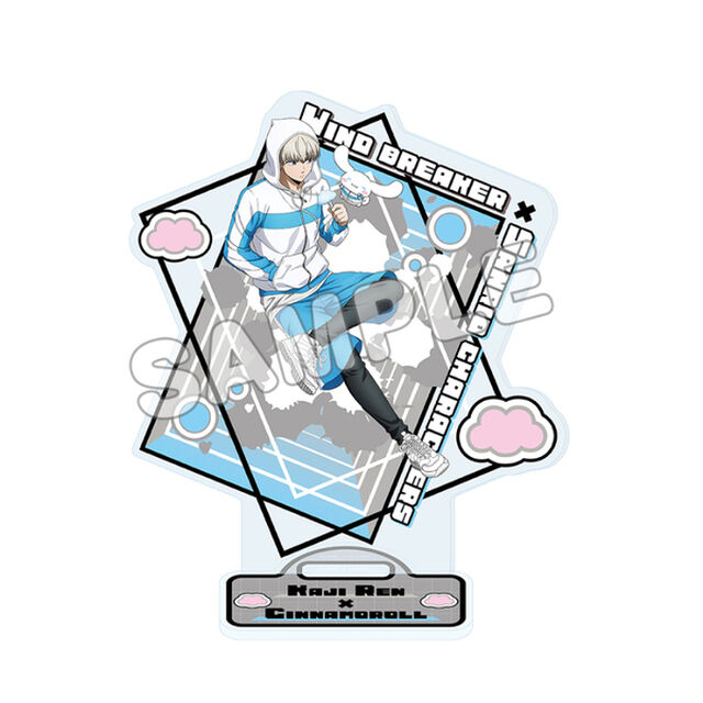 WIND BREAKER&times;サンリオキャラクターズ2  アクリルスタンド梶蓮&times;シナモロール
