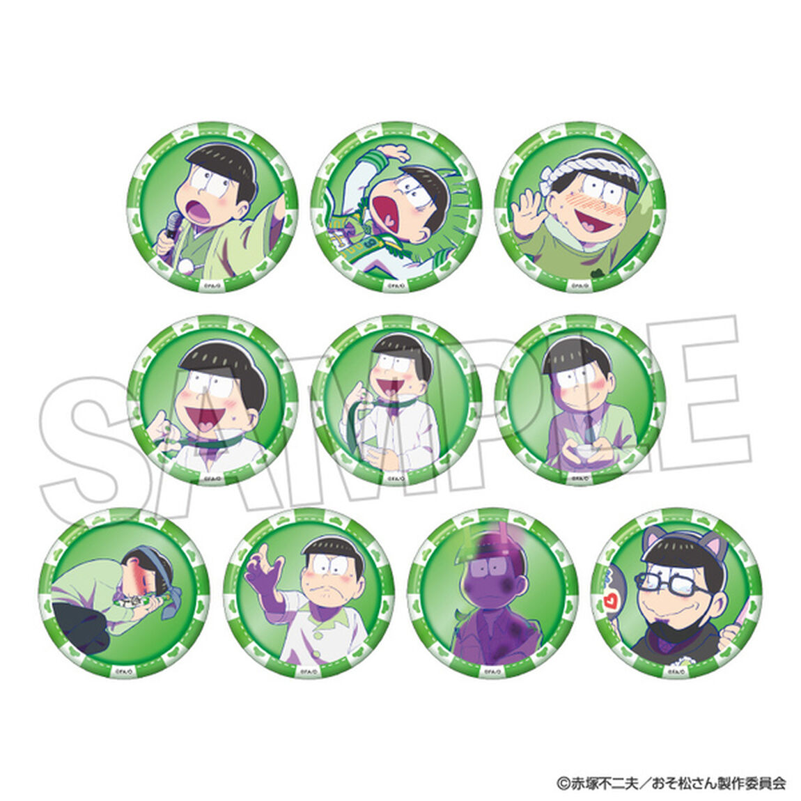 おそ松さん　トレーディング缶バッジ　チョロ松BOX【BOX】（2026年1月以降発売予定）