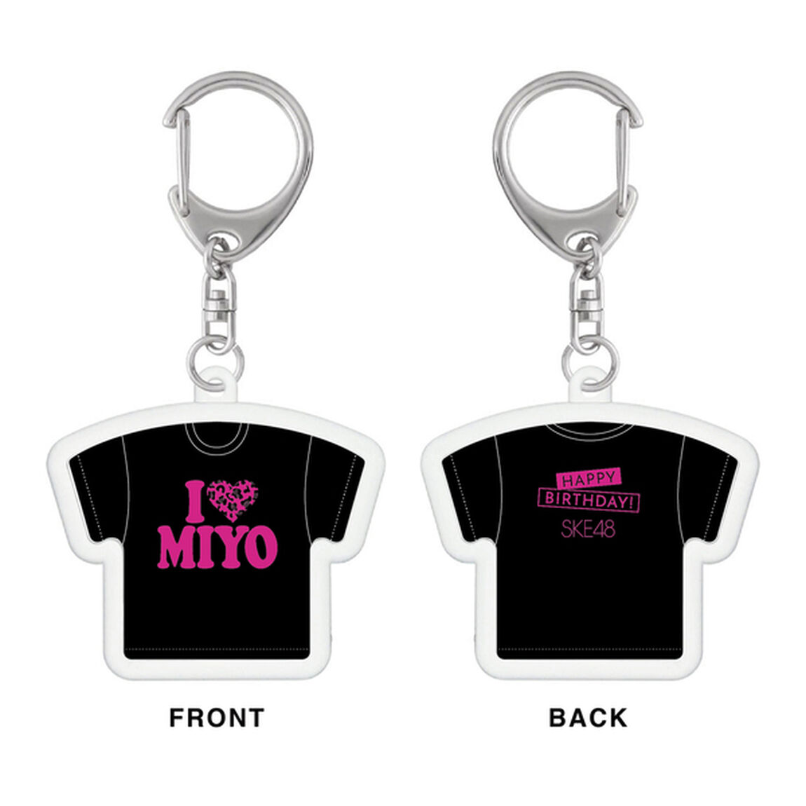 【SKE48】野村実代　生誕記念Tシャツ型アクリルキーホルダー（2026年2月度）