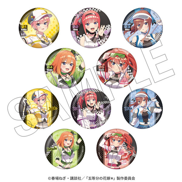 五等分の花嫁＊ トレーディング缶バッジ コンプリートセット（全10種