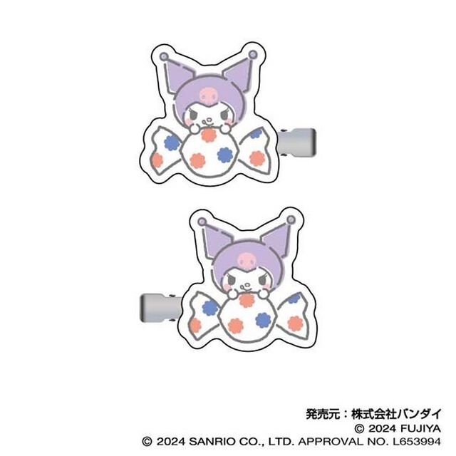 PEKO&times;サンリオキャラクターズ　ヘアクリップ  Vol.2　06　クロミ