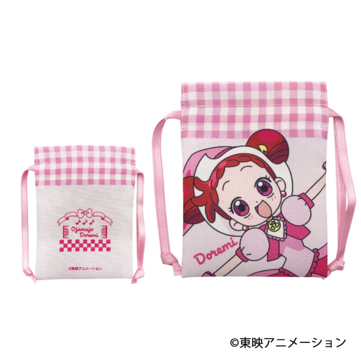豆巾着　どれみ＆はづき＆あいこ＆おんぷ＆ももこ＆妖精　おジャ魔女どれみ