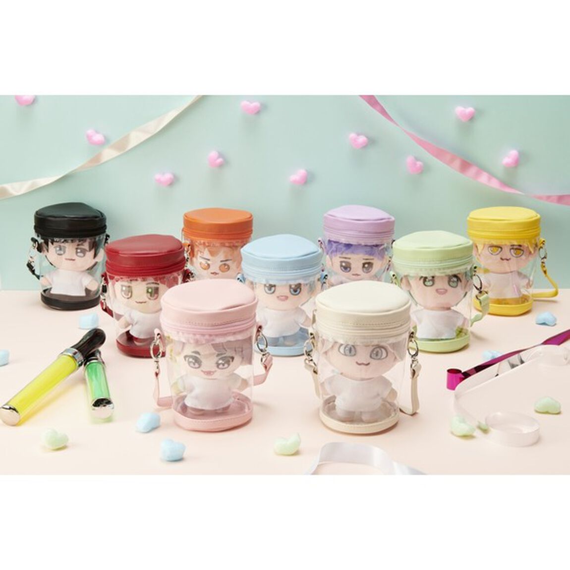 ハゴロモ　推し色ぬいカップ　ピンク