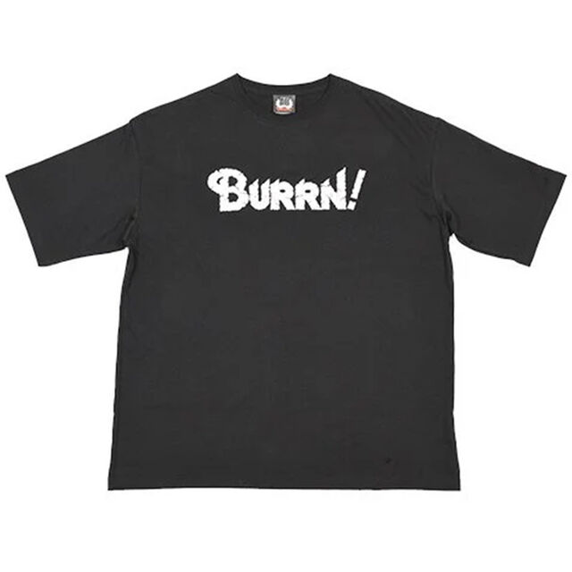 BURRN! オーバーサイズTシャツ ブラック（Lサイズ）
