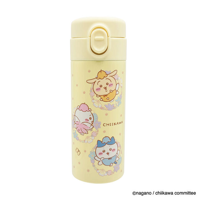 ワンタッチステンレスボトル 350ml　フェアリーフラワー　ちいかわ