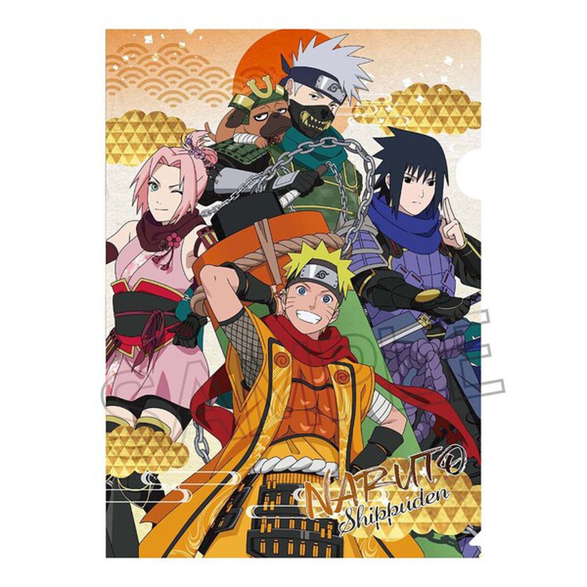 NARUTO-ナルト- 疾風伝 クリアファイル　忍武者　集合（2025年11月中旬以降発売予定）