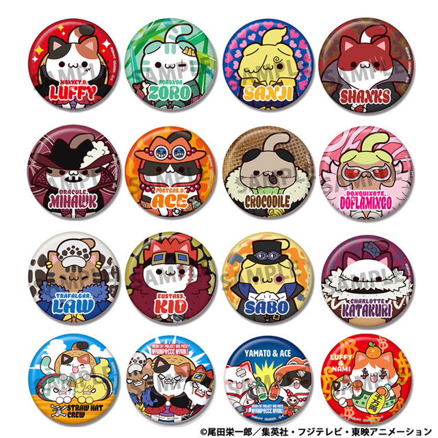 MEGA CAT PROJECT ワンピース ニャンピースニャーン！ 缶バッジコレクション【再販】【BOX】（2025年12月以降発売予定）