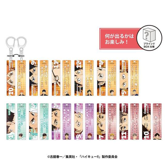 トレーディング目ヂカラアクリルキーホルダーコレクション　第2弾　ハイキュー!!【再販】BOX