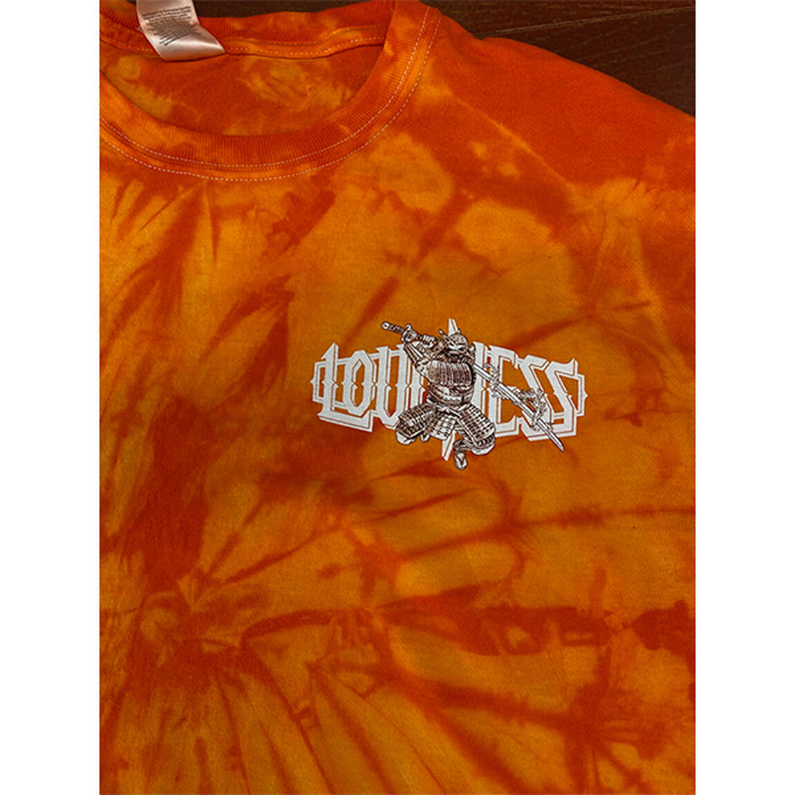【LOUDNESS】我武者羅タイダイTシャツ【オレンジ】／　Mサイズ