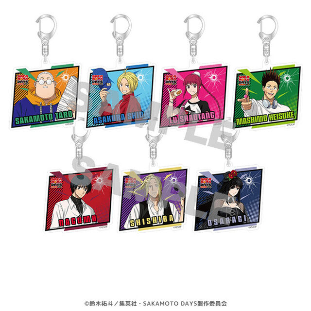 SAKAMOTO DAYS アクリルキーホルダー（全7種）【BOX】（2025年6月以降発売予定）