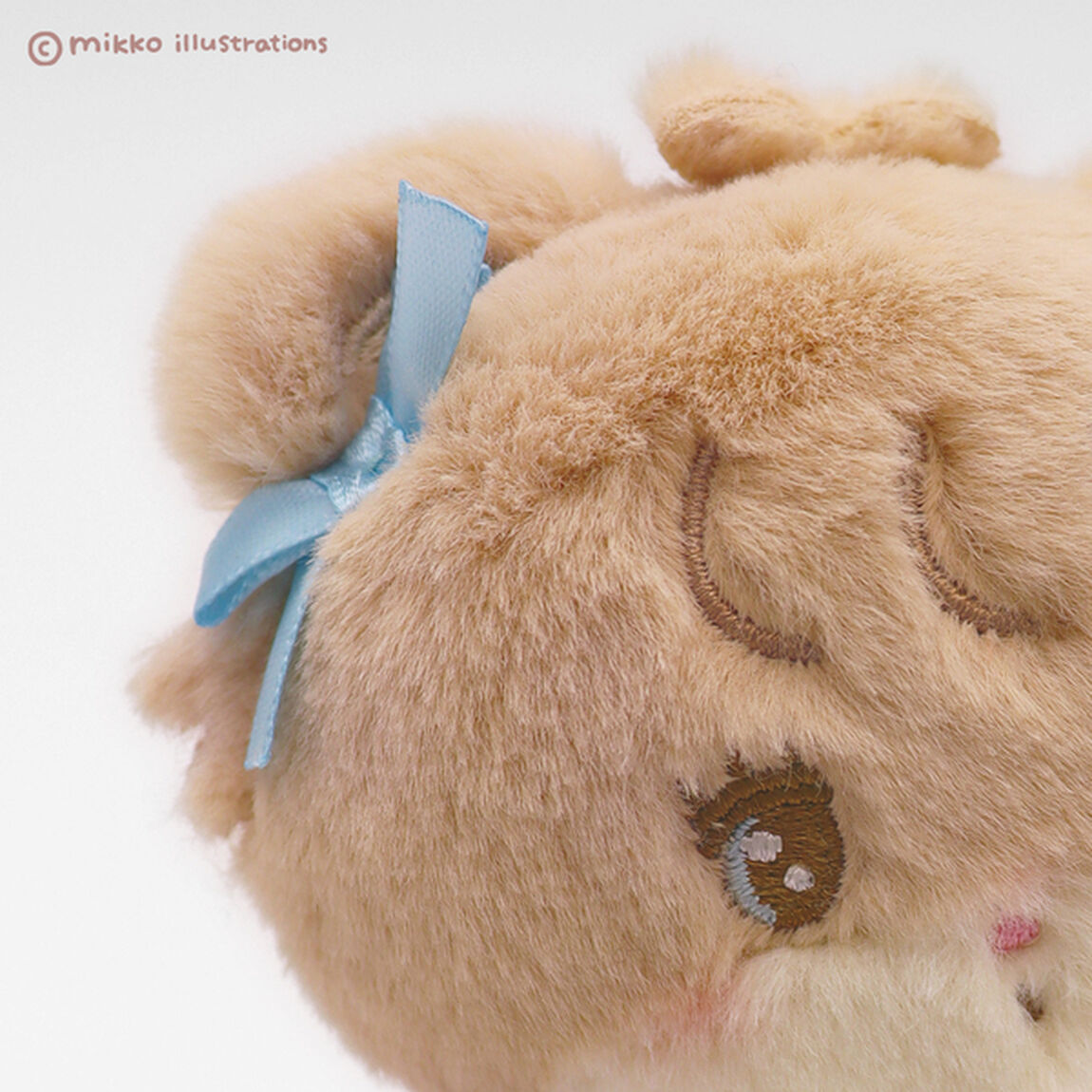 マスコットキーホルダー　ラテ　mikko illustrations