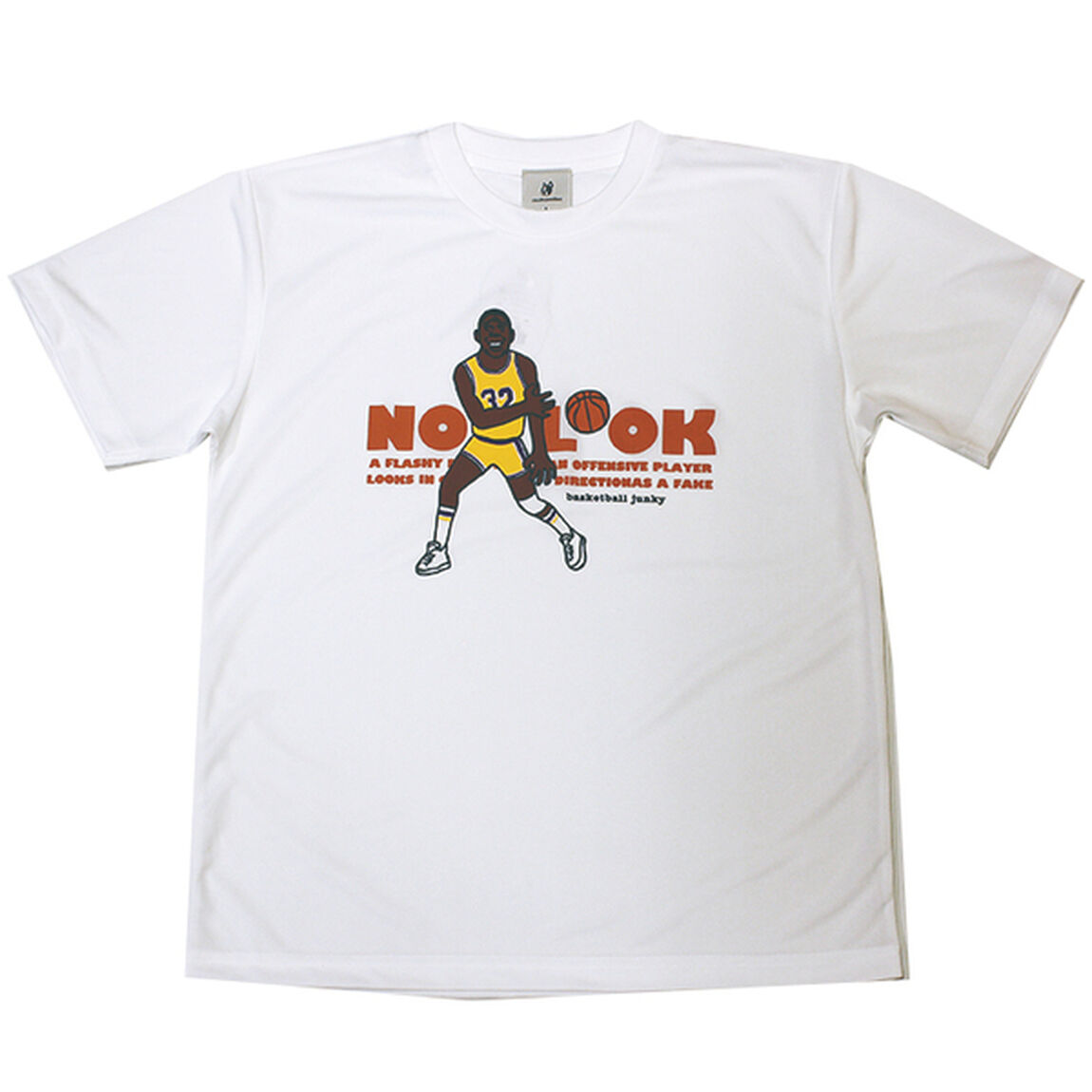 【basketball junky】NO LOOK +32 DryTEE WHT 2XL＜連盟会員限定 学割対象商品＞