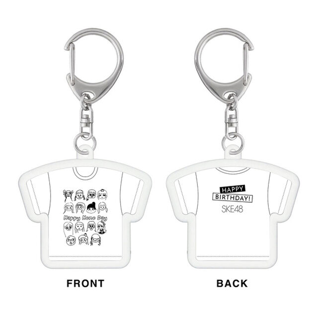 【SKE48】相川暖花　生誕記念Tシャツ型アクリルキーホルダー（2024年10月度）