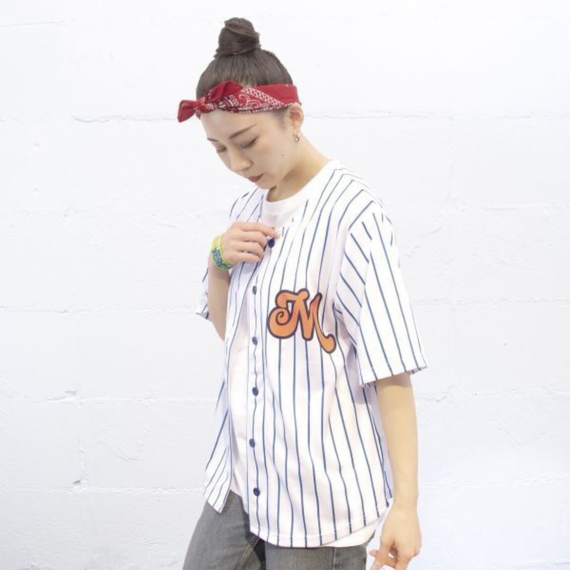 【METROCK2025】ベースボールシャツ WHITE M