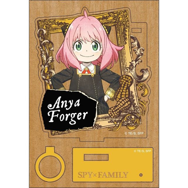 SPY&times;FAMILY　ヴィンテージシリーズ　ウッドプレートペンスタンド　アーニャ・フォージャー