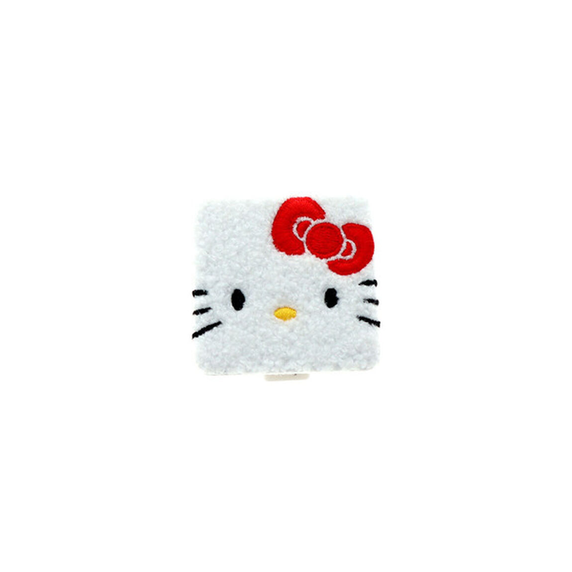もこもこクリップ付メモ　Petit Collection Sanrio Characters　ハローキティ（2025年10月以降発売予定）