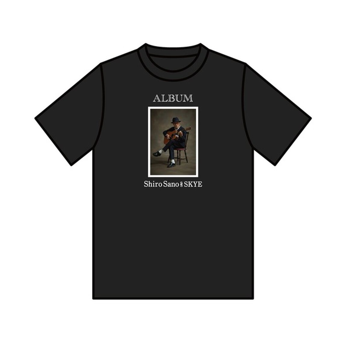 佐野史郎 Tシャツ ALBUMジャケット 黒 Mサイズ