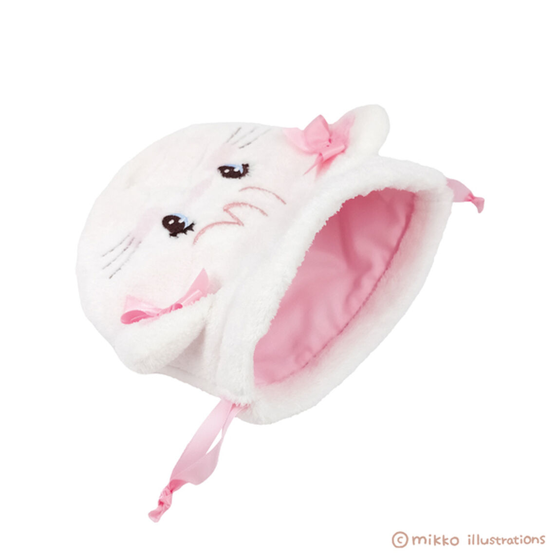 フェイス巾着　ムース　mikko illustrations