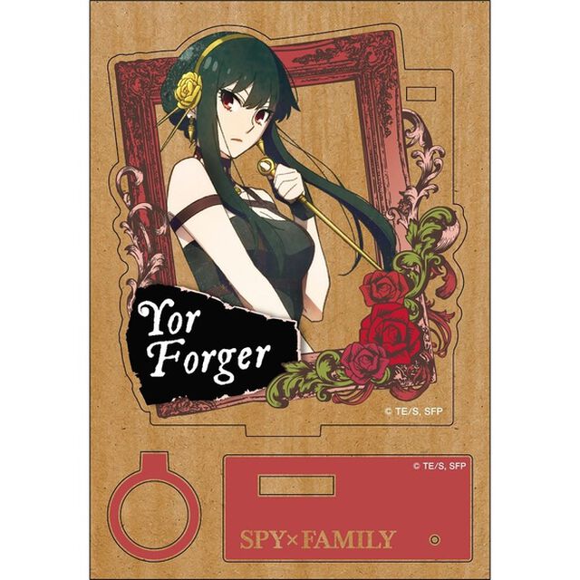 SPY&times;FAMILY　ヴィンテージシリーズ　ウッドプレートペンスタンド　ヨル・フォージャー