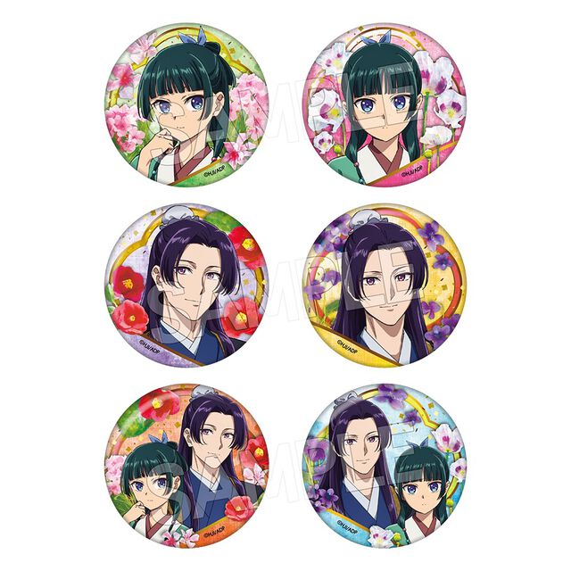 薬屋のひとりごと フラワーモチーフVol.3　缶バッジ【BOX】（2026年10月以降発売予定）