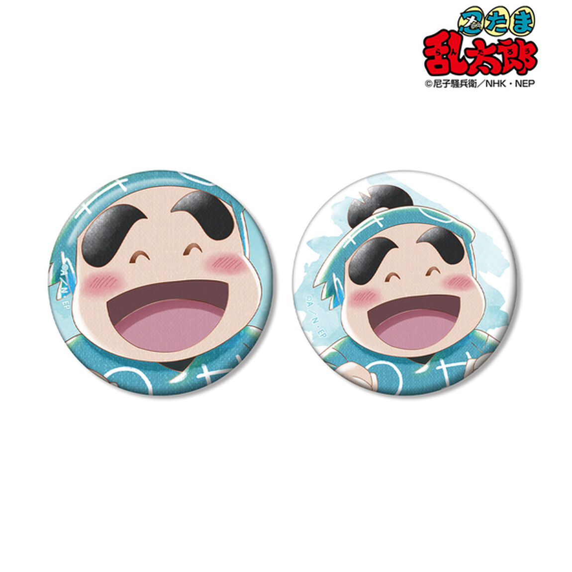 忍たま乱太郎 福富しんべヱ Ani-Art aqua label 第2弾 缶バッジ2個セット（2025年11月中旬以降発売予定）