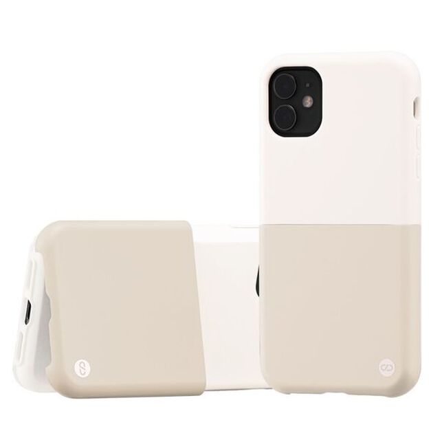OLE stand II for iPhone 11 / シルバーホワイト&times;ウォームグレイ