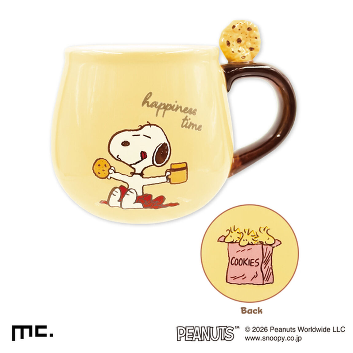 クッキーブレイクマグ　カフェ　スヌーピー（2026年9月下旬以降発売予定）