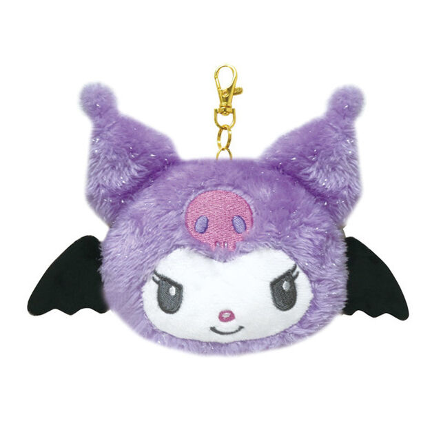マイメロディ・クロミ（エンジェルシリーズ）　フェイスパスケース　クロミ／パープル（2025年6月以降発売予定）