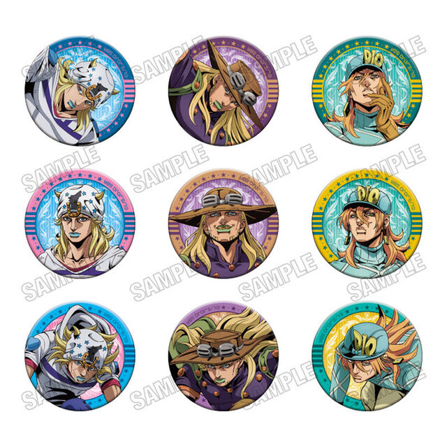 アニメ『スティール・ボール・ラン ジョジョの奇妙な冒険』 缶バッジコレクション【JF26】【単品】