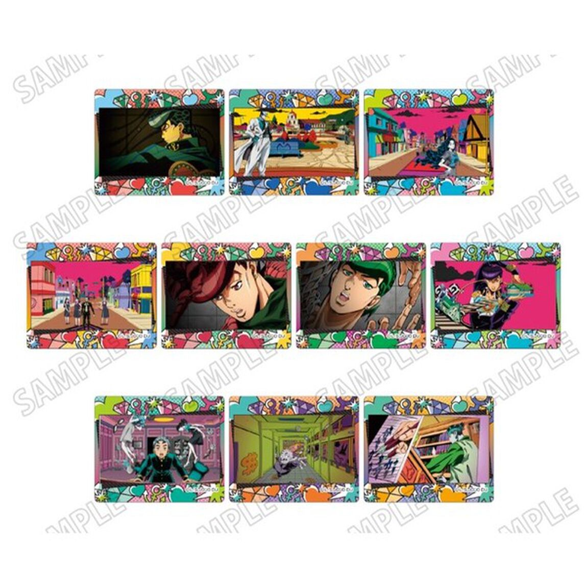 アニメ『ジョジョの奇妙な冒険 ダイヤモンドは砕けない』 場面写アクリルバッジコレクション【EDver.】【RE】【BOX】