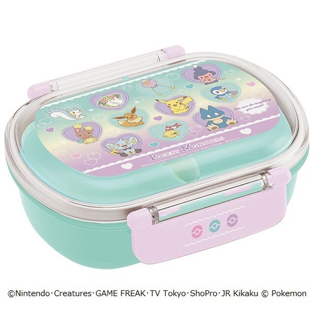 ポケモンハートバブル抗菌ふわっとタイトランチ　小判型