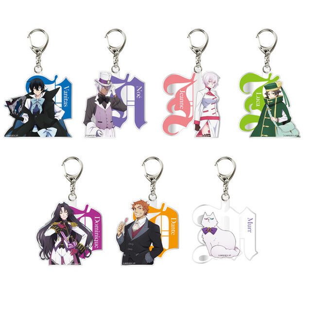 「ヴァニタスの手記」  トレーディングイニシャルアクリルキーホルダー　全7種