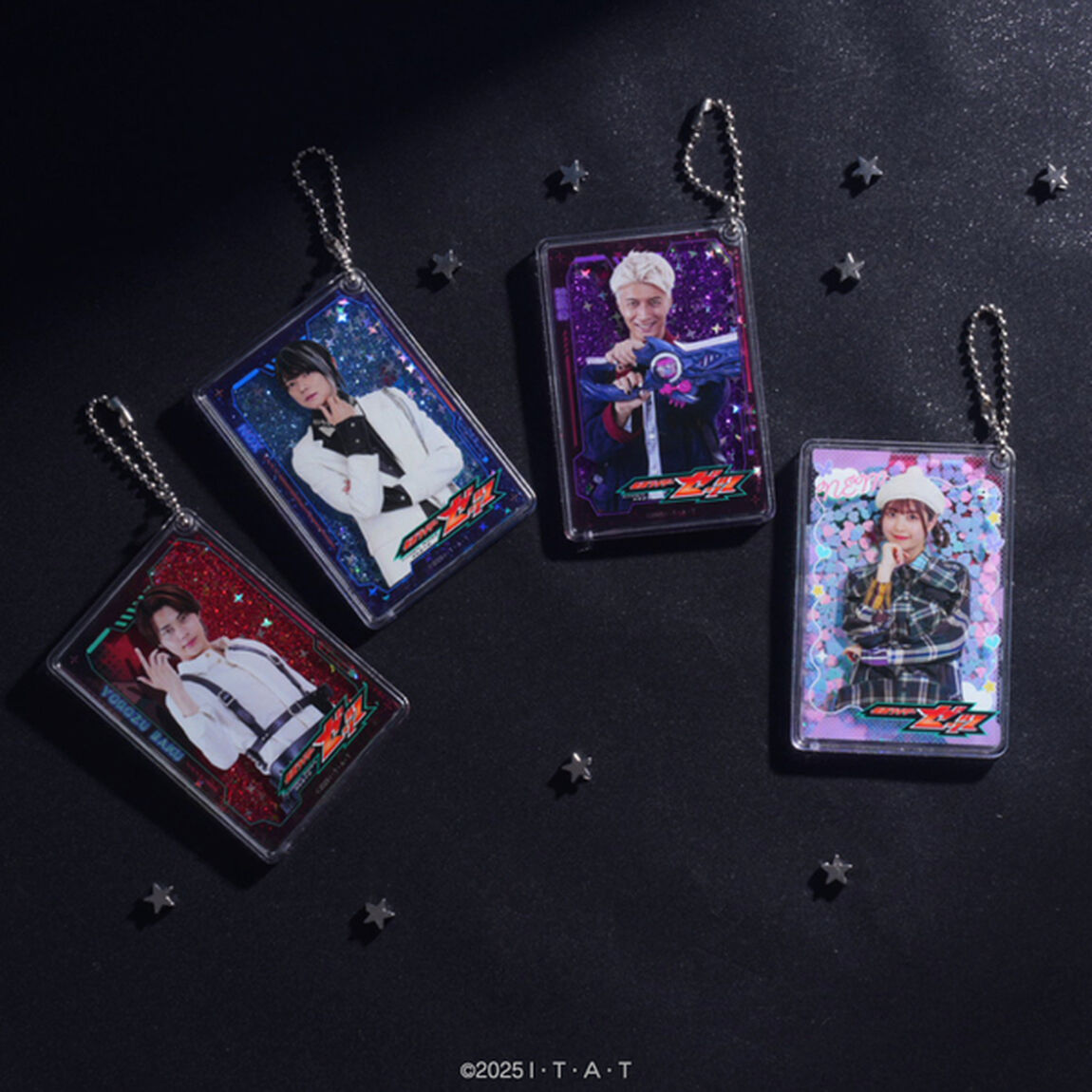 仮面ライダーゼッツ ランダムグリッターキーホルダー 単品（全8種よりランダム）