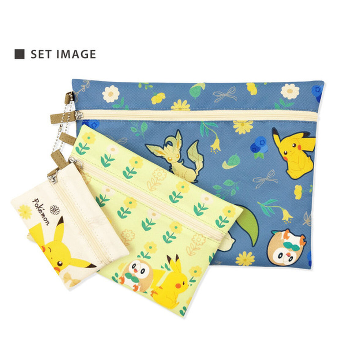 3連ポーチ　ボタニカル　ポケモン