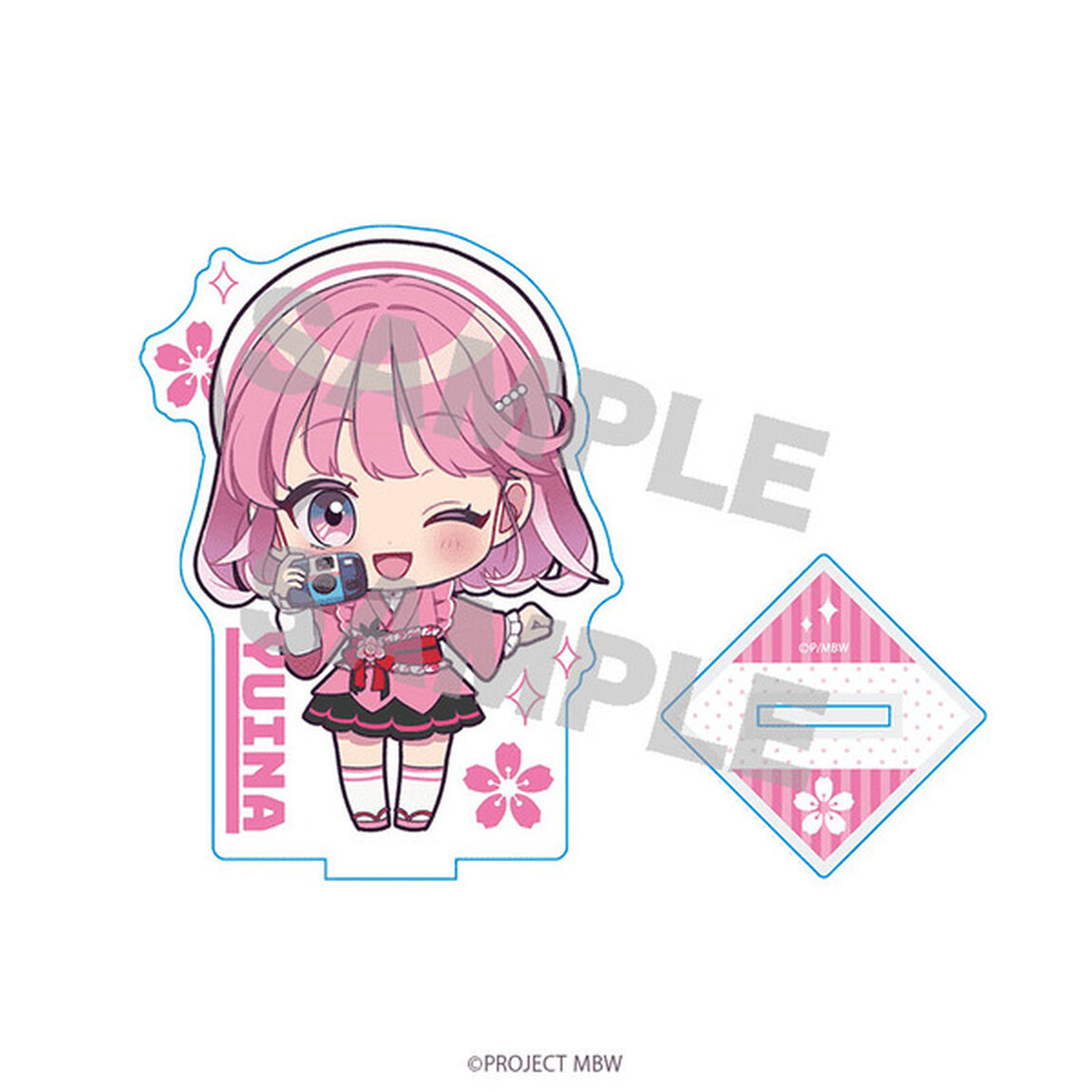 前橋ウィッチーズ アクリルスタンド 赤城ユイナ ミニキャラ 花屋制服ver.（2025年9月以降発売予定）