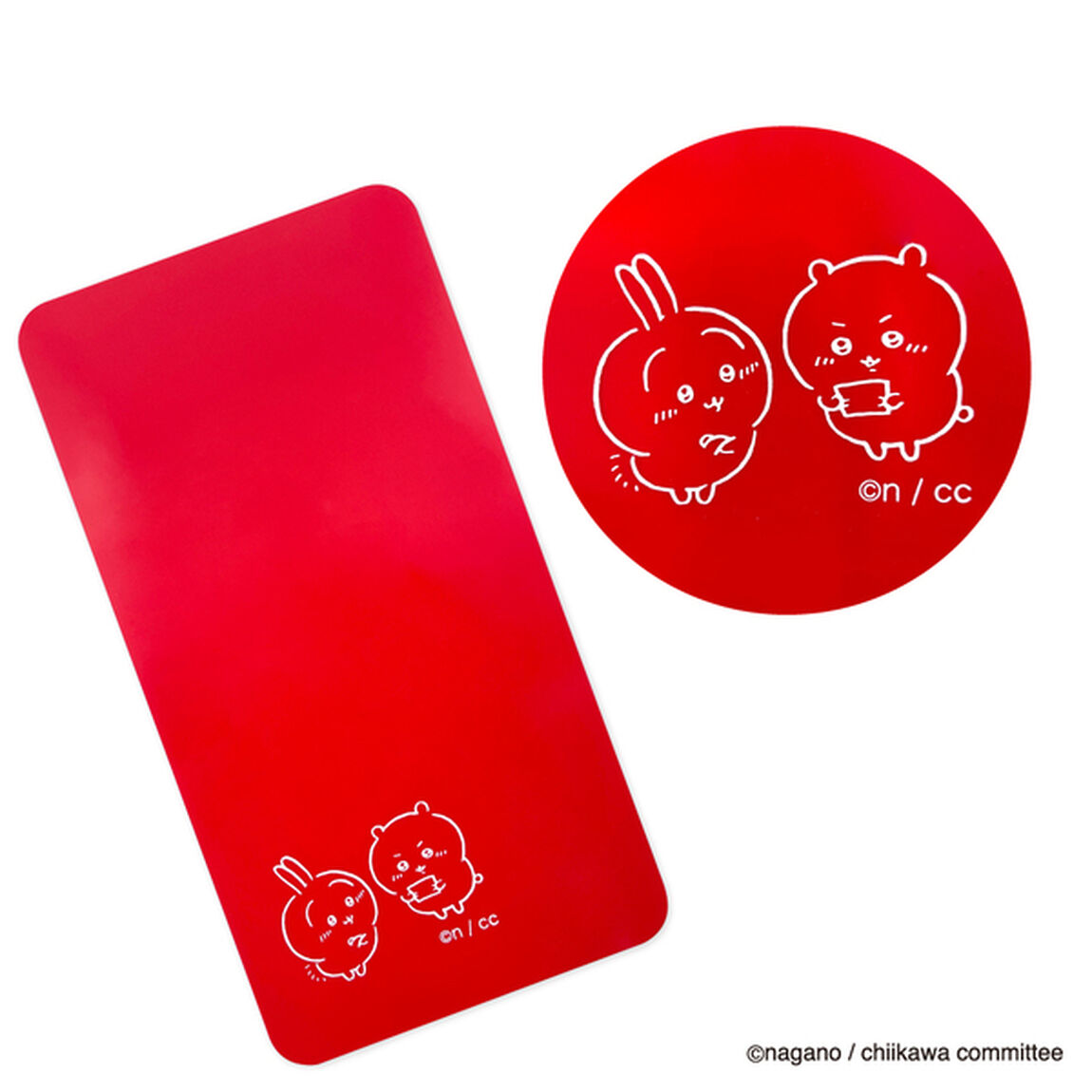 チェックペンセット　あかシート　ちいかわ＆うさぎ