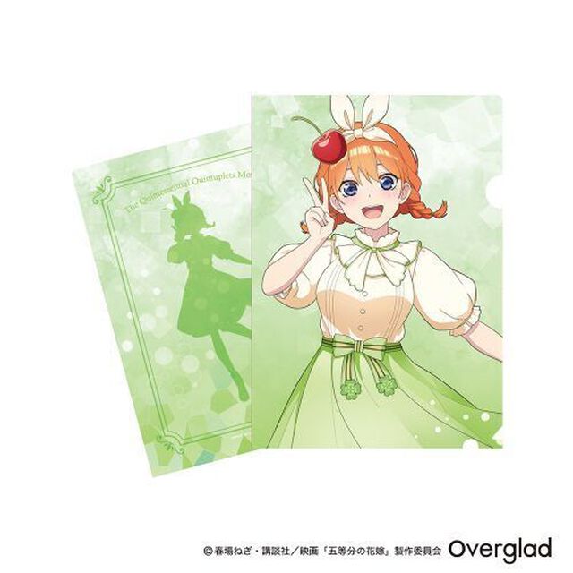 A4クリアファイル　中野四葉　クリームソーダver.　五等分の花嫁