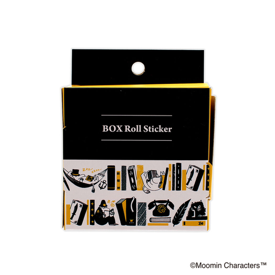 BOXロールステッカー　ムーミン ABC collection BOOKSHELF