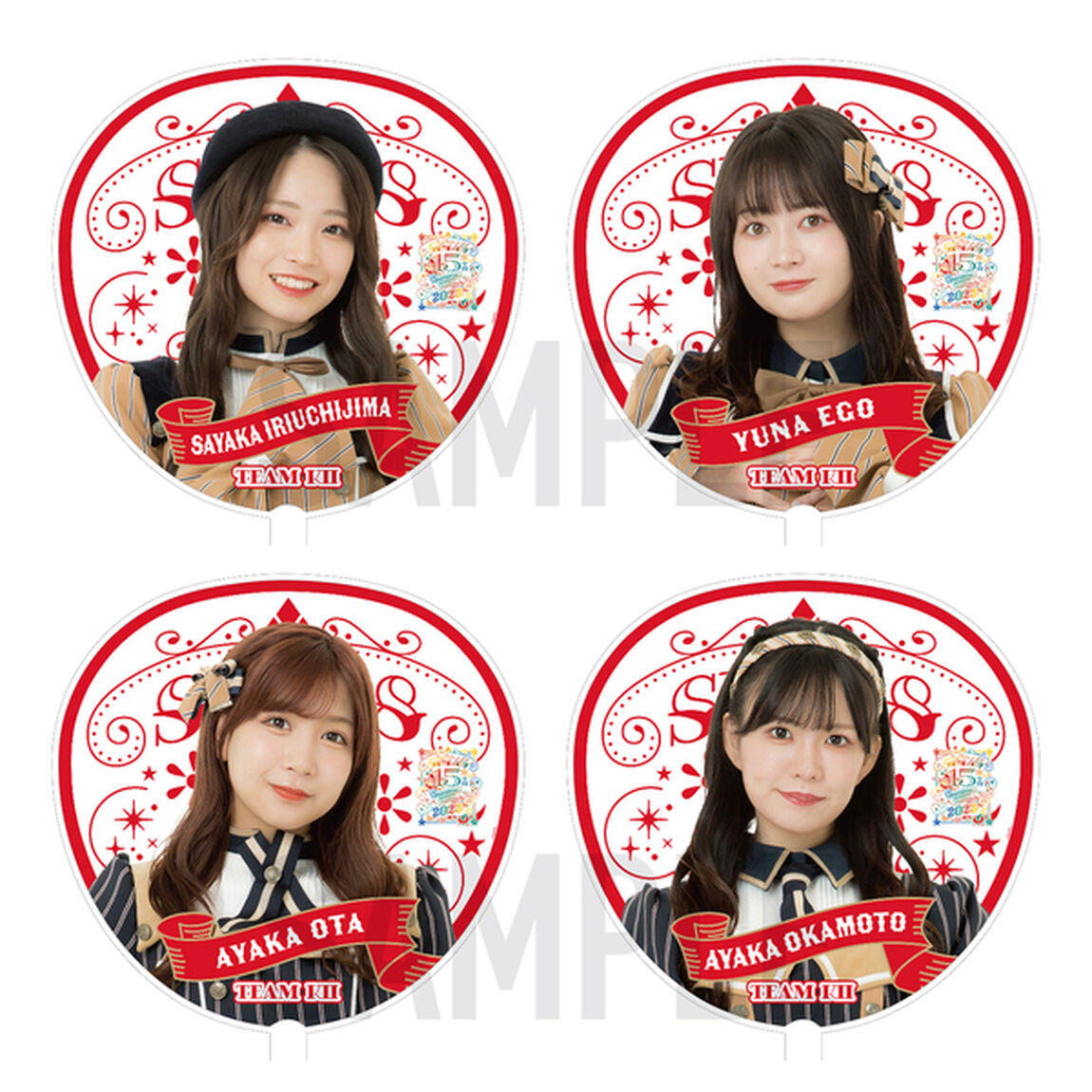 【SKE48】21江籠裕奈 ジャンボうちわ（15th Anniversary ver.）