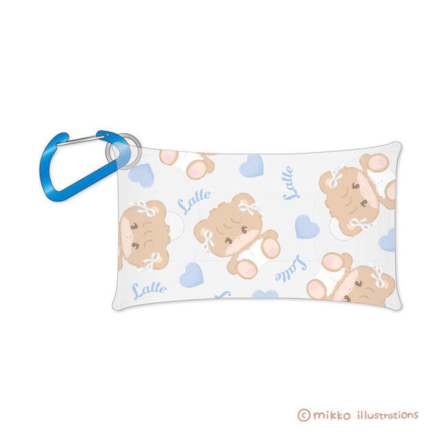 クリアマルチケースＳ セット　【ラテ】・【スフレ】　mikko illustrations