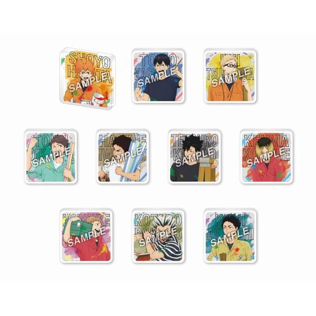 ハイキュー!!　ペイントスーツ　トレーディングアクリルブロック【単品】