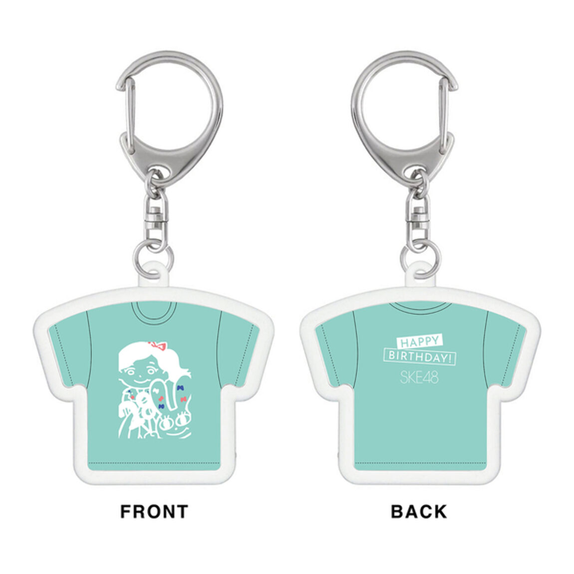 【SKE48】鎌田菜月　生誕記念Tシャツ型アクリルキーホルダー（2024年8月度）