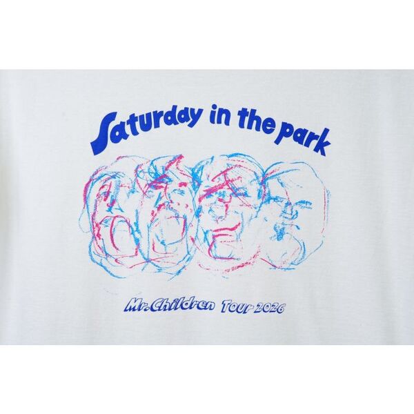 Mr.Children Tour 2026 フェイスTシャツ ホワイト XS - 通販｜セブン