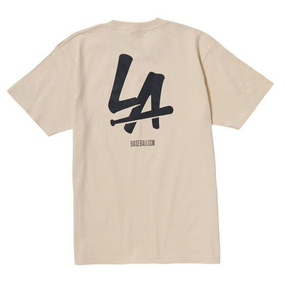 Baseballism LA BAT PIMA COTTON TEE（NATURAL）Mサイズ