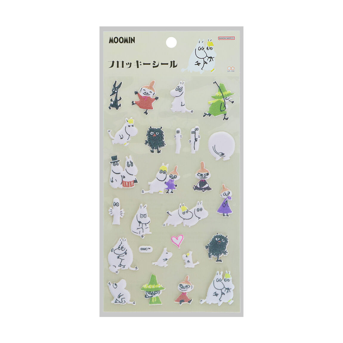 フロッキーシール　MOOMIN　プチ　ムーミン/ニョロニョロ