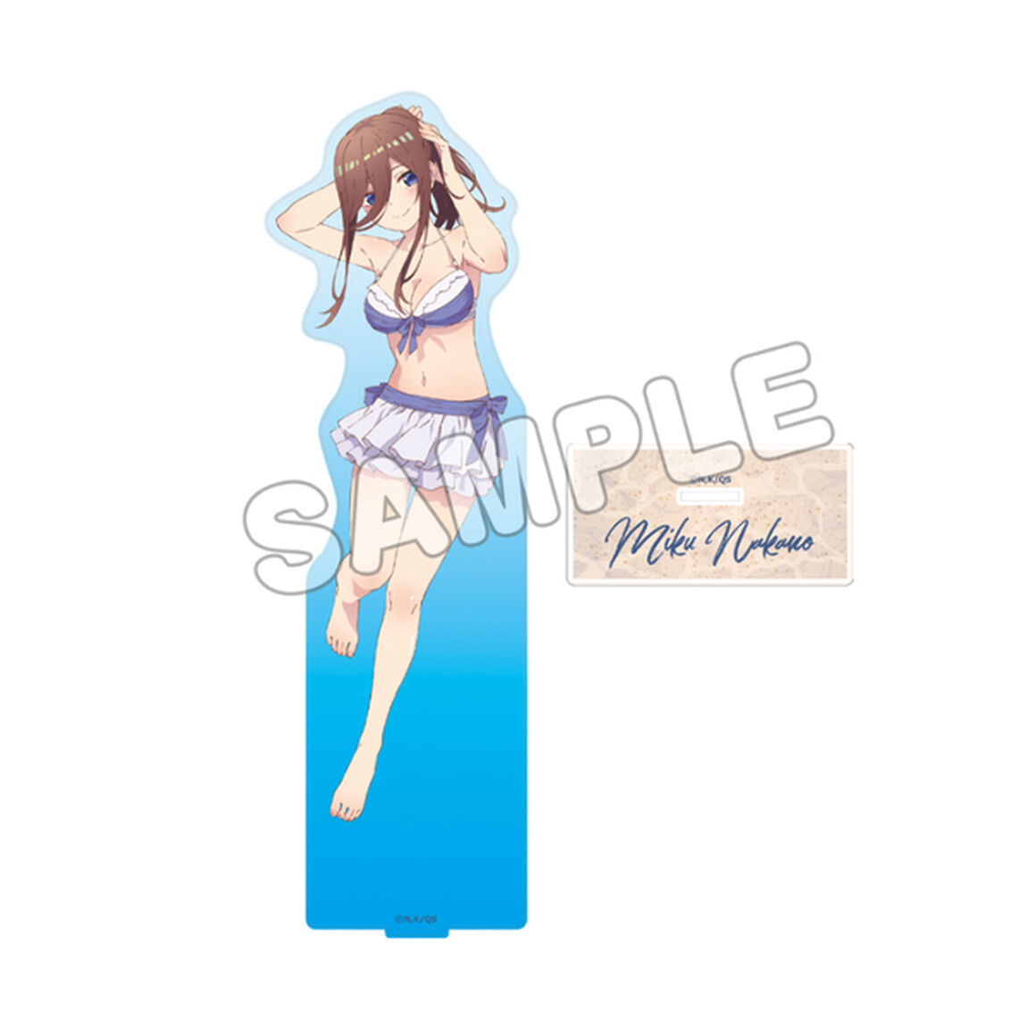 五等分の花嫁∽／描き下ろしアクリルフィギュアL(水着)／中野三玖（2024年10月以降発売予定）