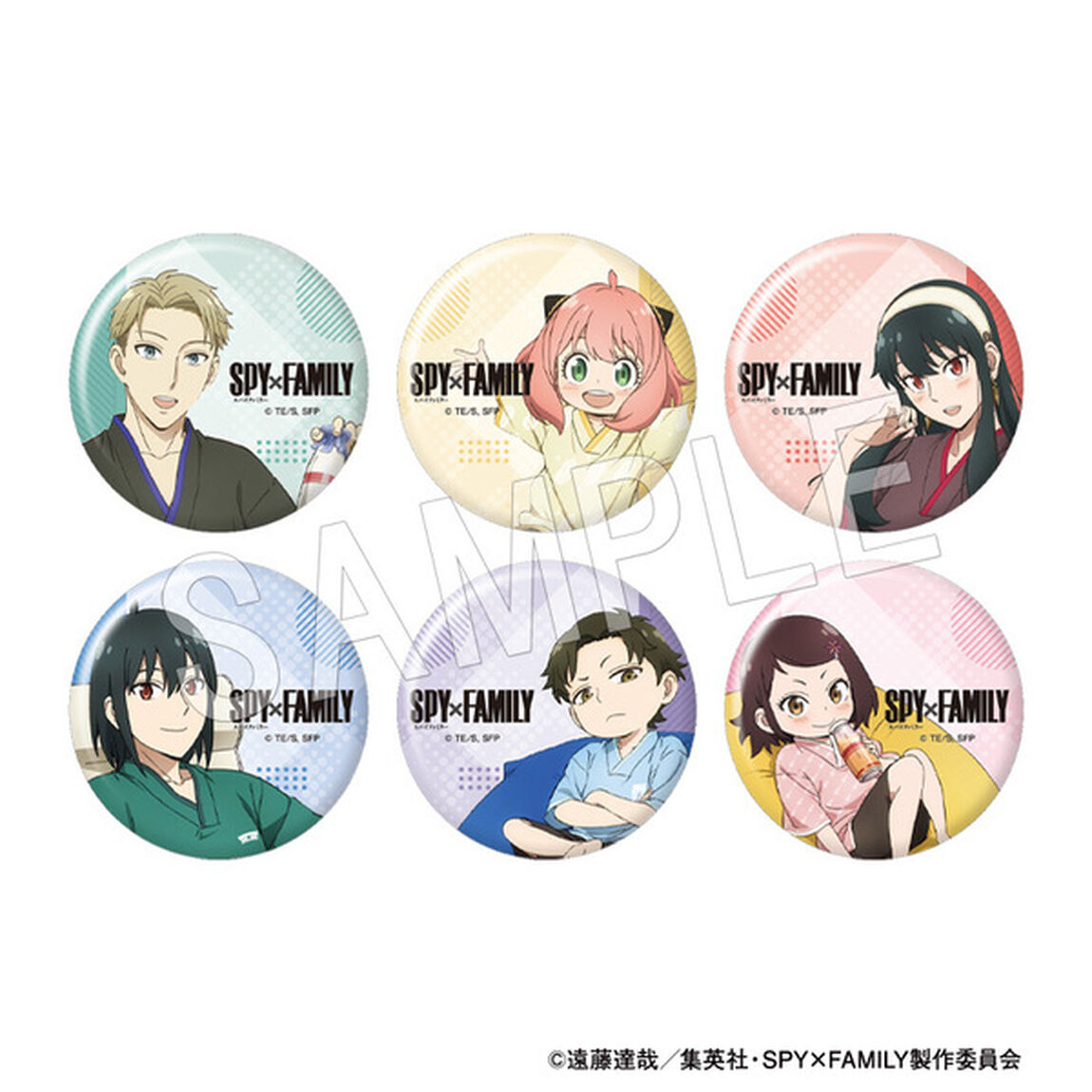 SPY&times;FAMILY トレーディング缶バッジ