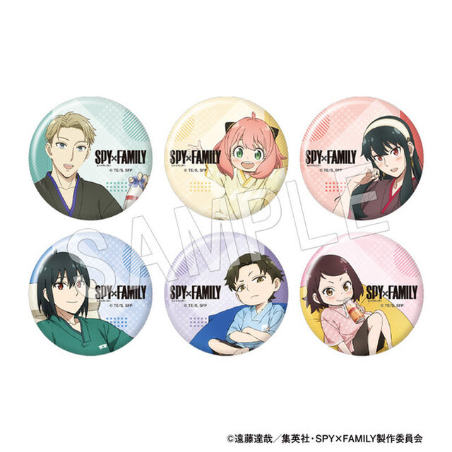 SPY&times;FAMILY トレーディング缶バッジ