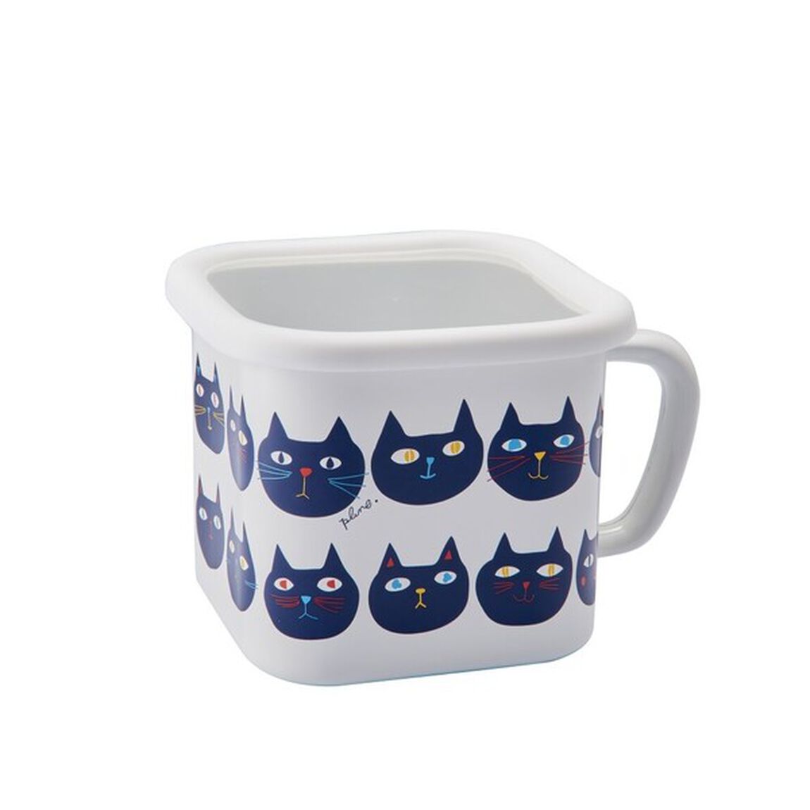 プルーンホーローマルチスクエアポット･WT｢ミミココモモ｣